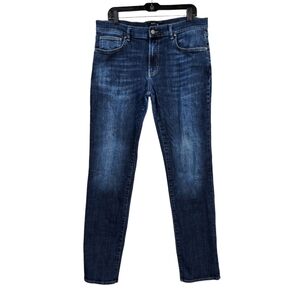 DSTLD Men's Tapered Slim Fit Jeans - 34X34